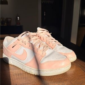 Nike Women's Blush and White Sneakers
